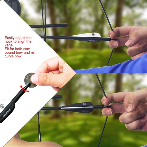 10/12/24pcs Musen Carbon Arrows 30" Compound/Recurve Bow Hunting SP340/400/500 - Picture 8 of 42