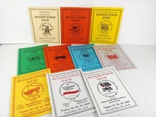 Vintage Pioneer Power Le Sueur Minnesota Annual Show Books 10 Lot / 1989-1999 