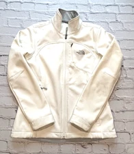 The North Face Apex Bionic 2 WindWall Softshell Jacket Zip White Women's Med