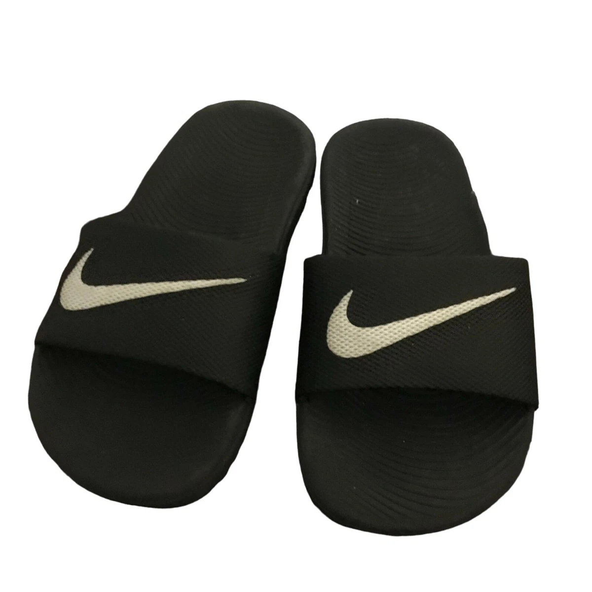 Nike Kawa Size 11c Black Youth Slides