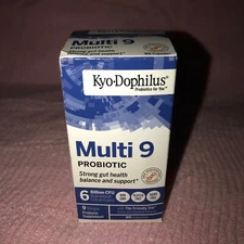 Kyo-Dophilus Multi 9 Probiotic 6 Billion Supplement CFU 90 Capsules Exp 09/2026