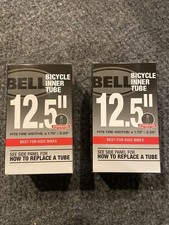 2x Bell Bicycle Inner Tube 12.5" x 1.75 - 2.25 Tire Kids Bike FREE SHIPPING