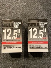 2x Bell Bicycle Inner Tube 12.5" x 1.75 - 2.25 Tire Kids Bike   FREE SHIPPING
