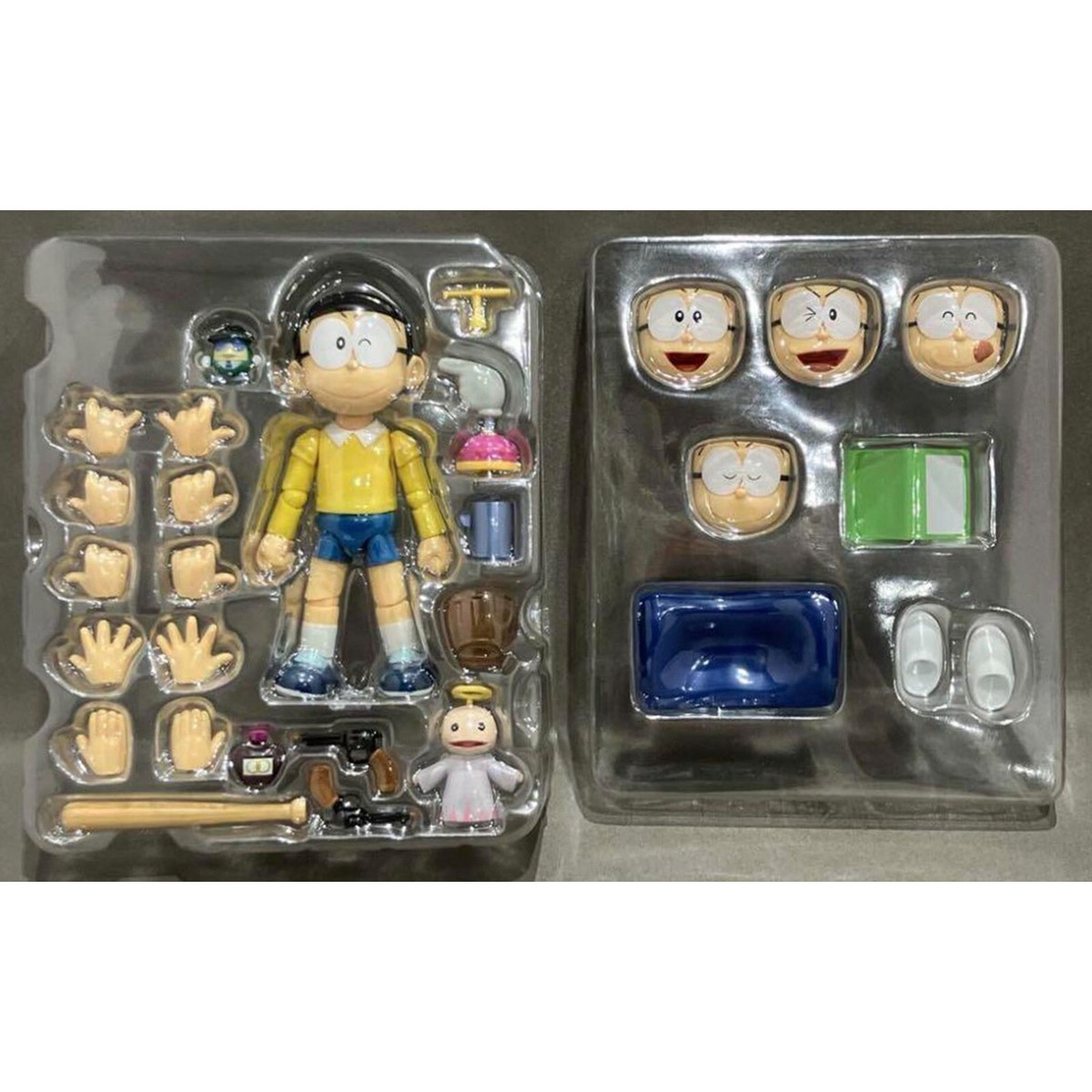 Nobita。本日限定。 BANDAI S.H.Figuarts ROBOT SPIRITS Doraemon NOBI-NOBITA Figure