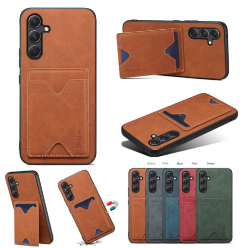 For Samsung A32 A34 A52 A54 Leather Protective Case Phone Skin Cover Card Slot