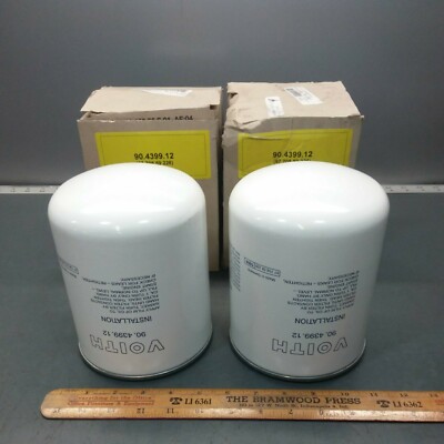 2/PACK NOS Genuine Voith 90.4399.12 Transmission Oil Filters.Gillig 53-16654-021