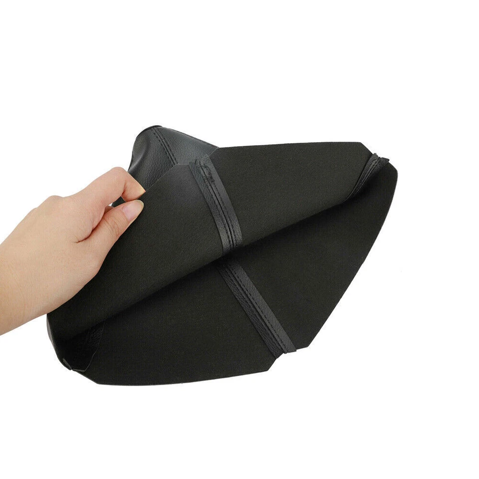 Collares de cambio de marchas de cuero PU palanca de cambios palanca de cambios cubierta bota marina Foto 3 de 4