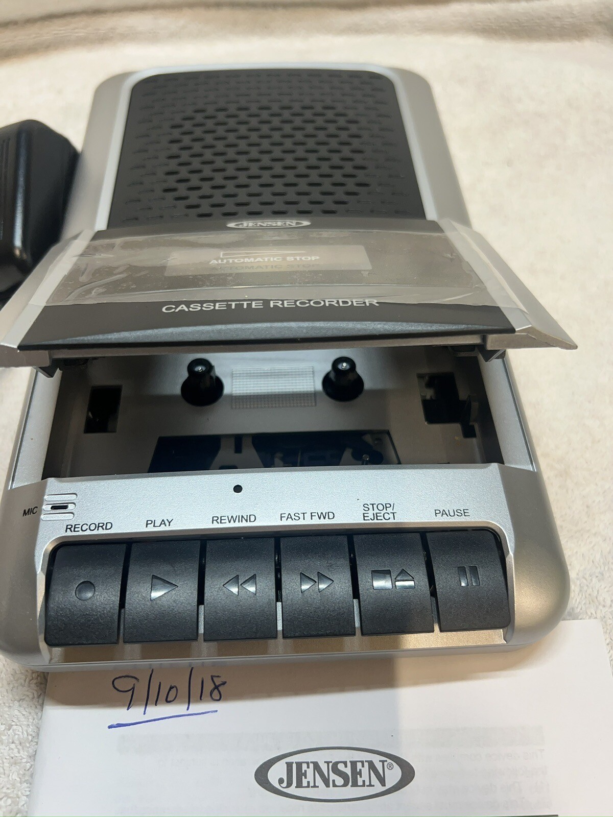 Jensen MCR100 cassette recorder/player [New ] 731215348433 eBay