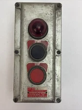 ARROW HART OB-911 START STOP PUSHBUTTON STATION ENCLOSURE 600VAC