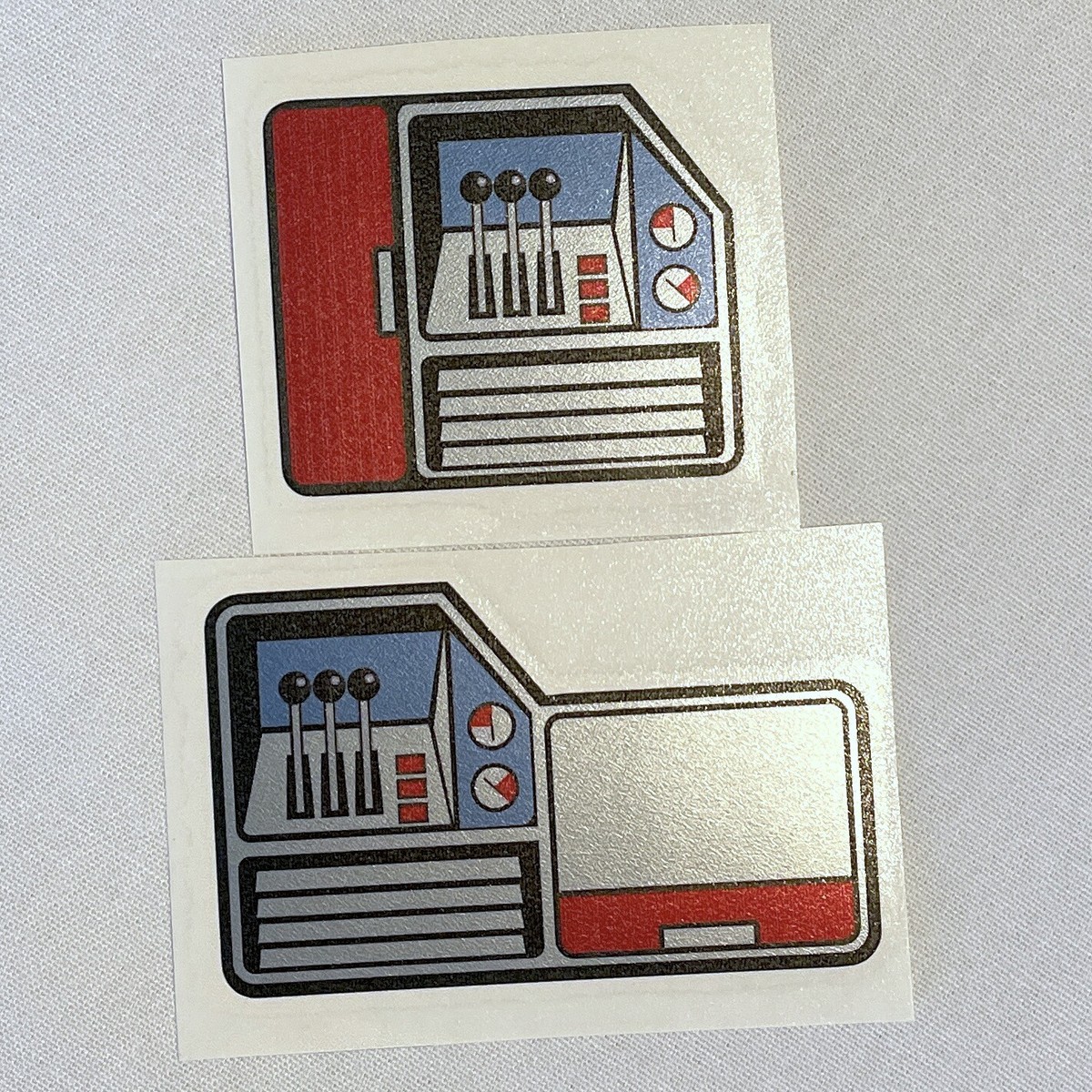 Custom Replacement Decals Stickers for Mighty Backhoe Tonka Truck