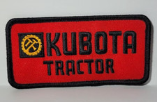 Kubota Tractor Embroidered Patch