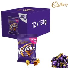 Cadbury Eclairs Classic Chocolate Bag 130g Perfect Treat