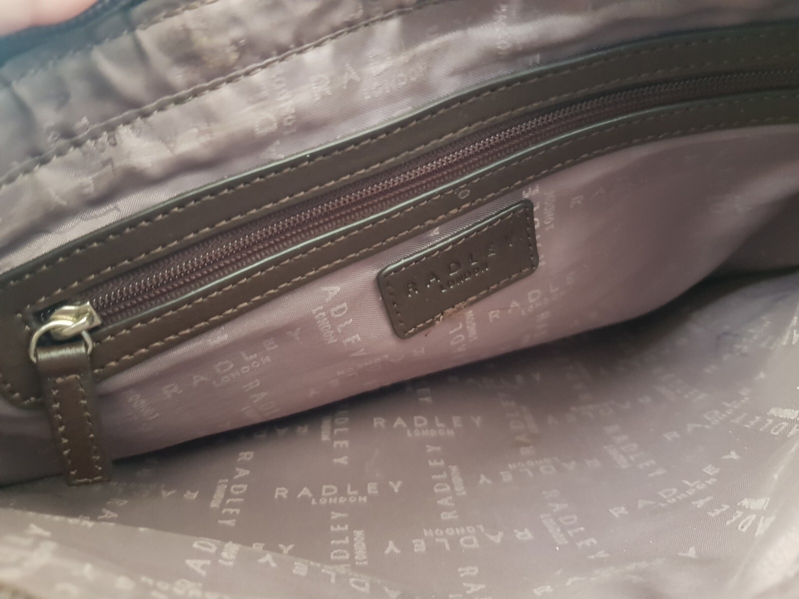 Dark Chocolate Brown Radley Cross Body Bag eBay