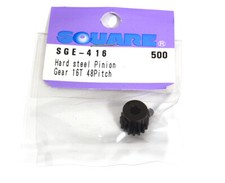 Square R/C Hard Steel Pinion Gear 48-pitch 16T