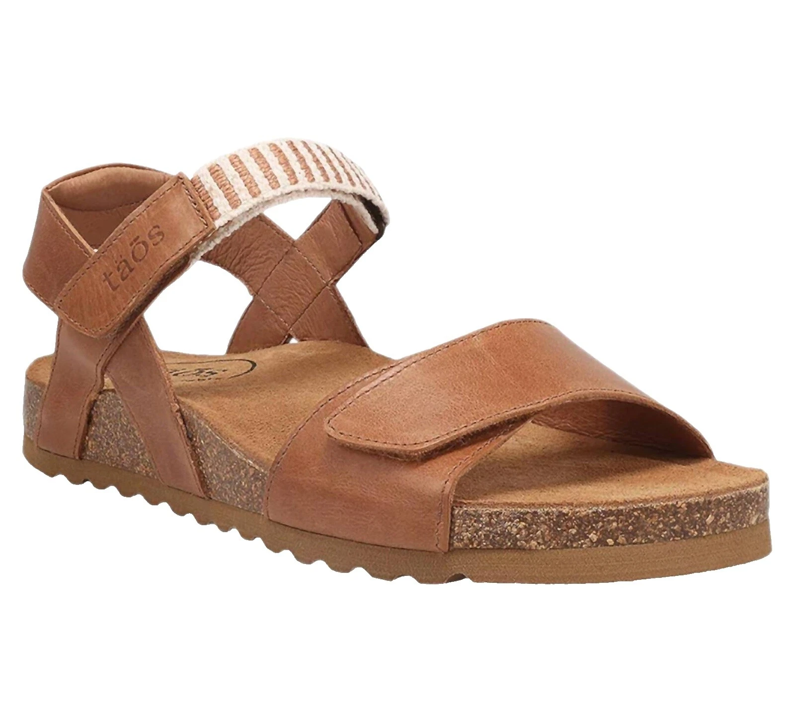 Sandalias superiores de cuero para mujer Taos