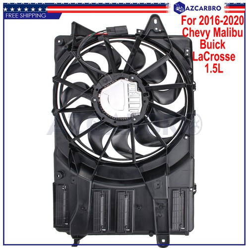 84297662 Cooling Fans Assembly For Chevy Malibu RS Buick LaCrosse 4Cyl