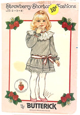 Butterick Strawberry Shortcake Fashion Pattern 6213 - Children's Dress  Collar