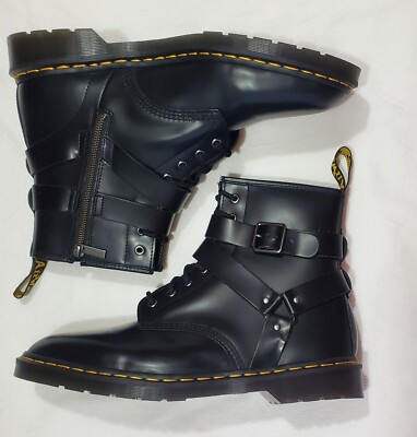 Dr. Martens Cristofor Leather Harness Lace Up Boots sz 14  display picture 2