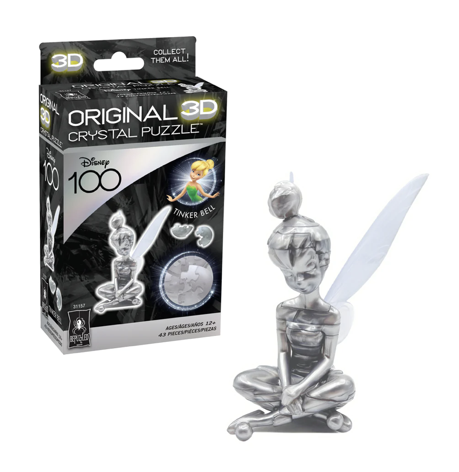 Disney Platinum Tinker Bell 3D Crystal Puzzle New with Box | eBay