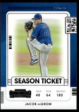 Jacob DeGrom 2021 Panini Contenders Baseball # 28 Base New York Mets