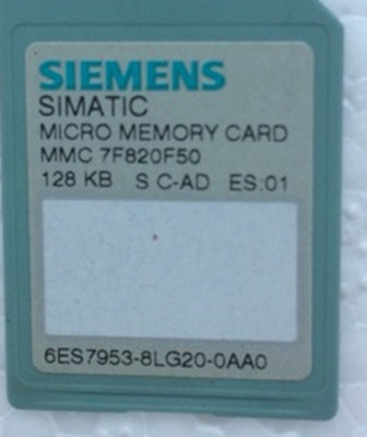 Siemens 6ES7 953-8LG20-0AA0 MICRO MEMORY CARD SIMATIC S7 MMC 128 KBYTES PLC