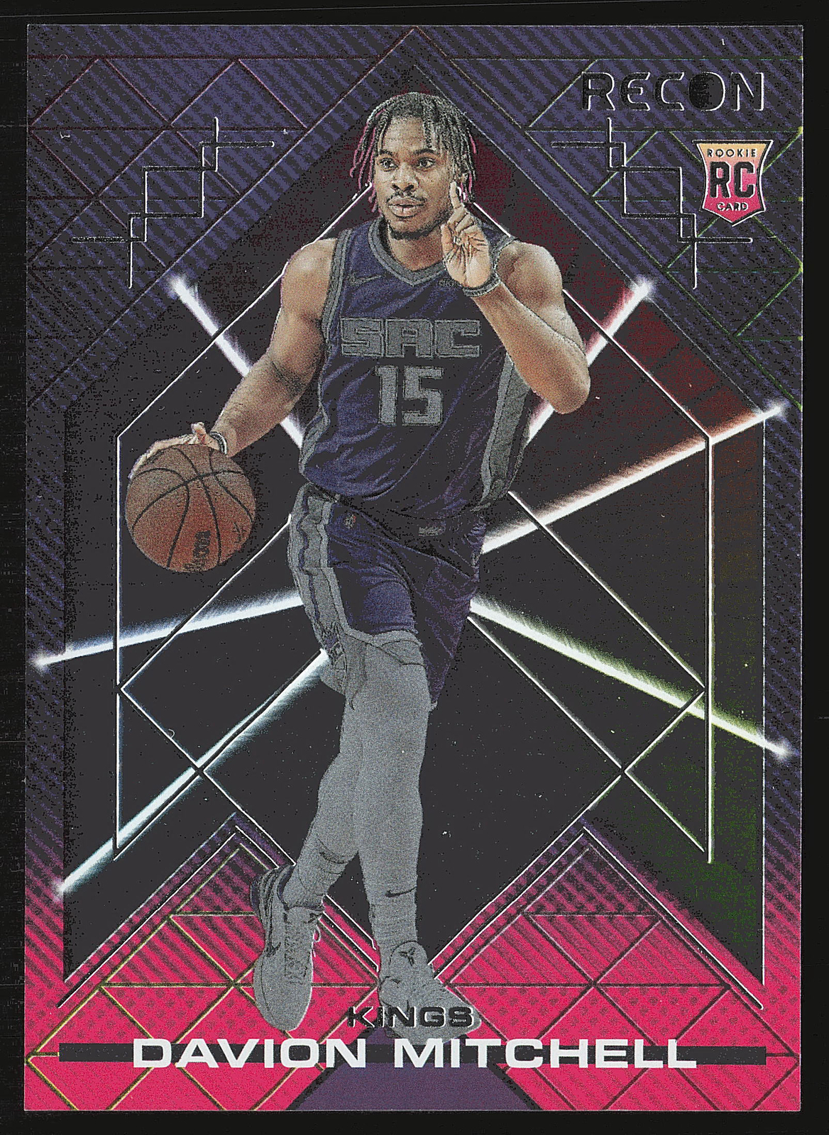 2021-22 Panini Recon #206 Davion Mitchell RC
