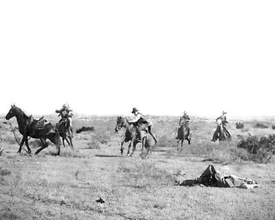 Cowboy Thrown From Horse 8''x10'' Print Western Erwin E. Smith Photograph wall art