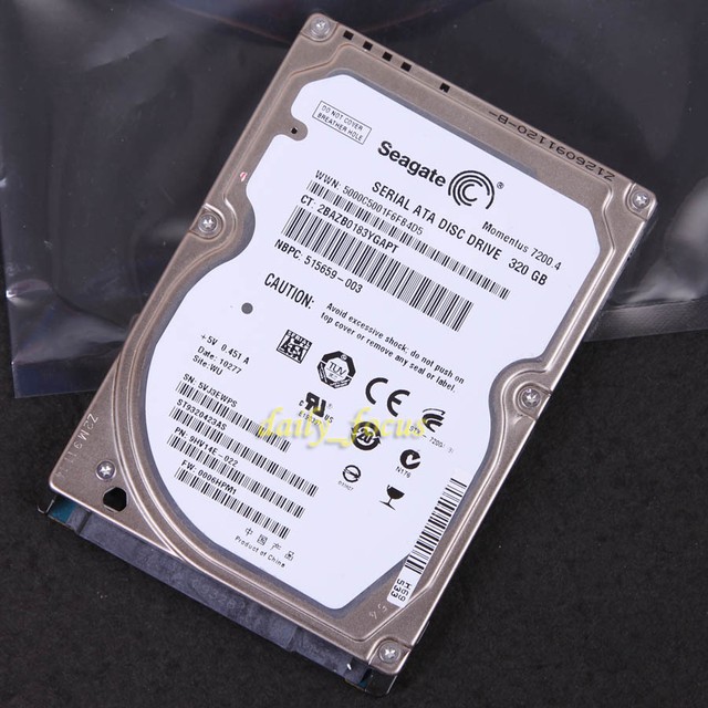 ST9320423AS - Seagate 320 GB 2.5" 7200 RPM SATA Hard Disk Drive HDD | eBay