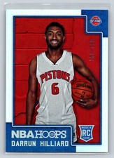 2015-16 Panini Hoops #297 Darrun Hilliard Silver Rookie RC /299