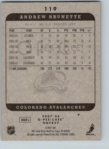 2007-08 O-Pee-Chee 07 OPC NHL Hockey Cards (1-250) - U-Pick From List - Picture 161 of 355