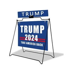 High Quality Metal BLACK A-Frame Sign Holder 22" x 18"  - 8 UNIT （FRAME ONLY）