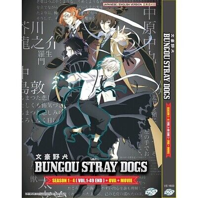 DVD Anime Bungo Stray Dogs Season 1+2+3 (1-36 End) +OVA +Movie English  Audio DUB