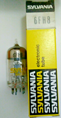6FH8 NOS vacuum tube Sylvania triode 3-plate tetrode