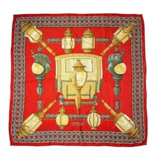 HERMES Carre 90 Silk Scarf Feux de Route