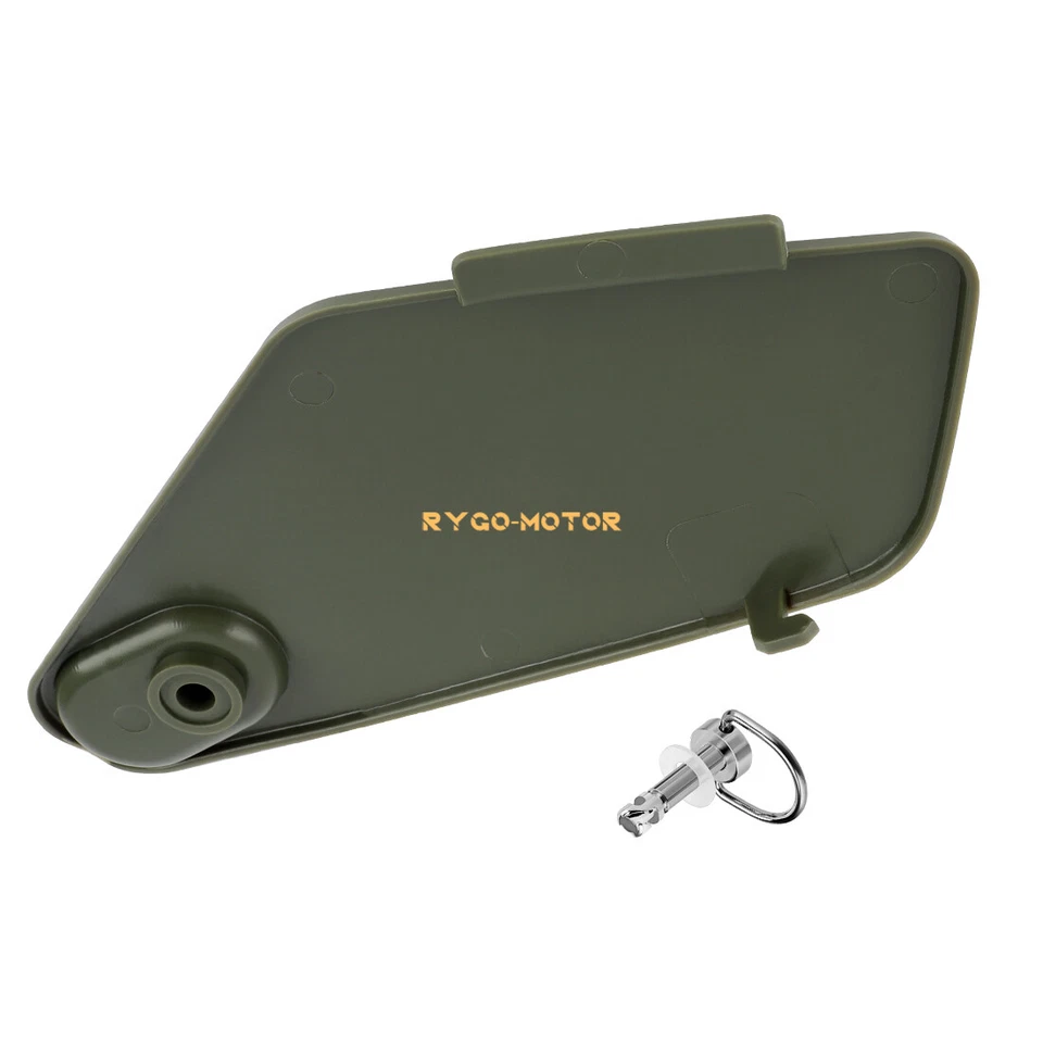 Caja de almacenamiento cubierta de plástico verde y perno para Honda Rancher 350 TRX350 2004-2006 Foto 3 de 4