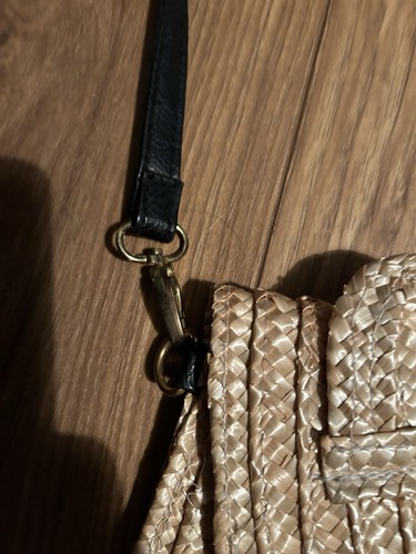 M&Co Novelty Cat Girl’s/Women’s Straw Affect Bag With Strap. Used Once. - Picture 4 of 11