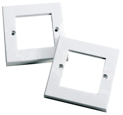 CONNECTIX CABLING SYSTEMS - 1-Gang 2 Module Euro Office Faceplate