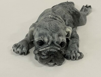 SHAR-PEI Dog HAND PAINTED FIGURINE Shar Pei Puppy Animal Statue Resin 2