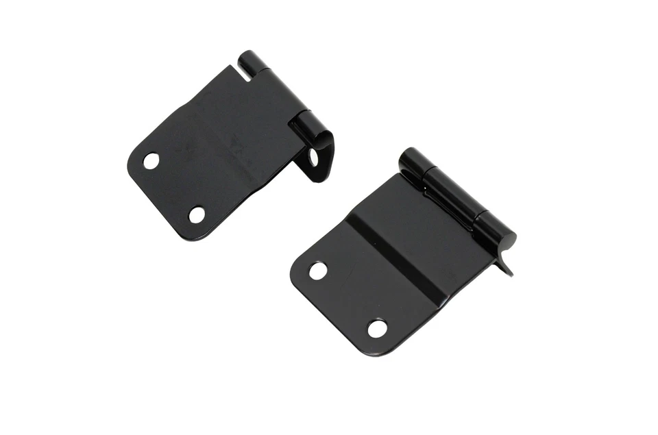 Par de bisagras de puerta trasera negras para Jeep CJ7 1976-1986 acero inoxidable Kentrol 50419 Foto 2 de 3