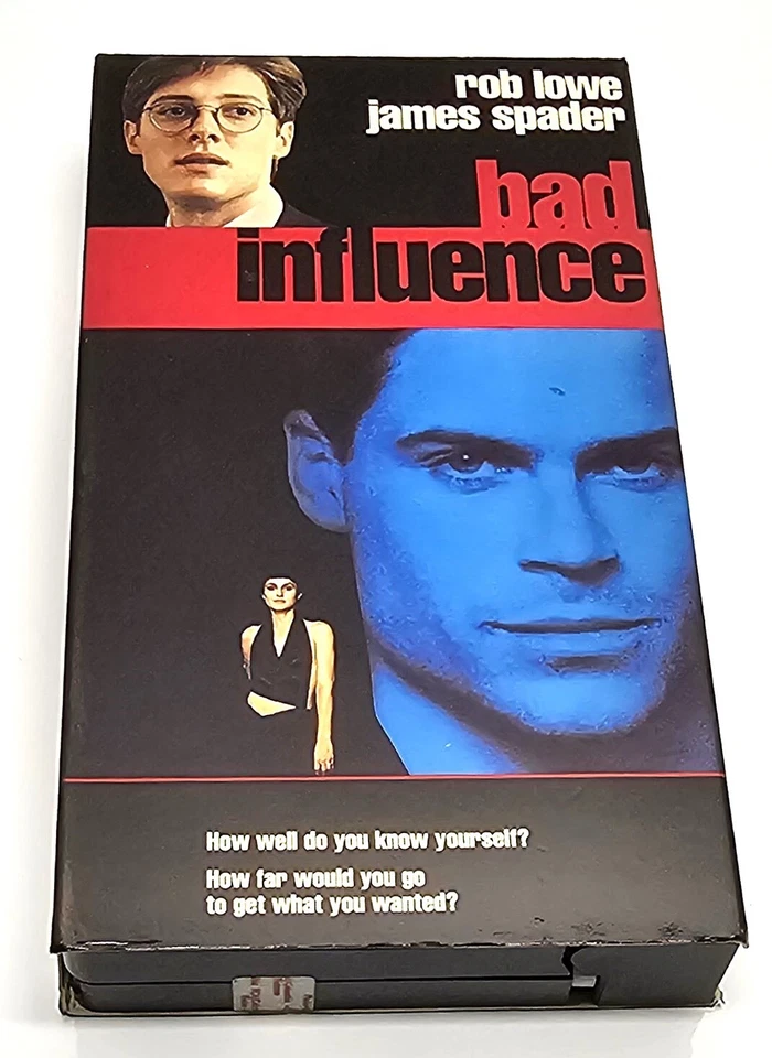Bad Influence VHS 1990 Rob Lowe James Spader RCA/Columbia - Image 3 of 4