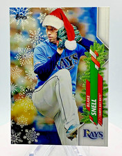 2020 Topps Holiday - #HW40 Blake Snell Santa Hat Variation