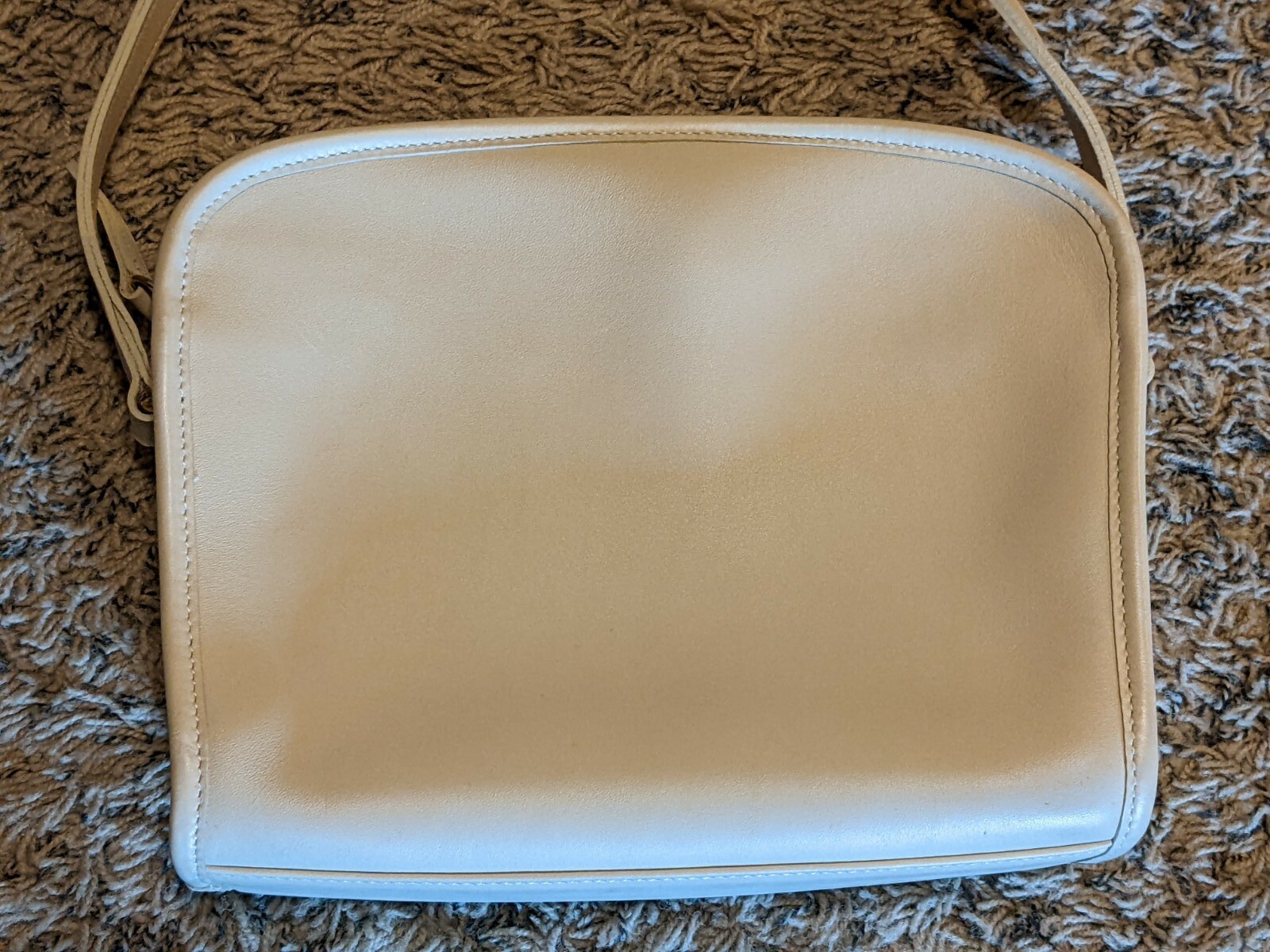 Coach Crossbody Purse White/Cream Gem