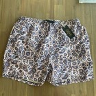 Bellivera Mens Paisley Swim Trunks, Built in Mesh Briefs, Size XXL, Pockets, NWT — photo 1