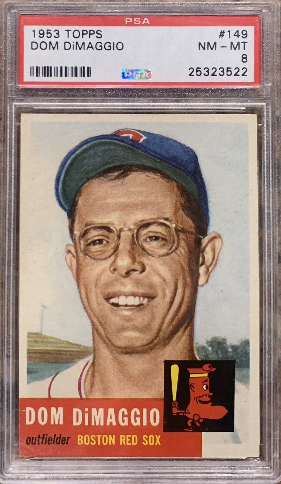 1953 Topps Dom Dimaggio #149 PSA 8