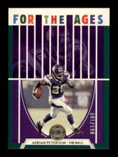 2022 Panini Legacy #FA-7 Adrian Peterson For the Ages Green #/100