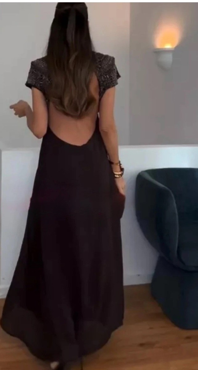 Zara LIMITED EDITION EMBROIDERED TOP DRESS, SIZE M
