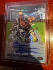 Tecmo Bowl Bo Jackson Battle Arena Boz BBA6 Ice 165 Power Auto 39/50