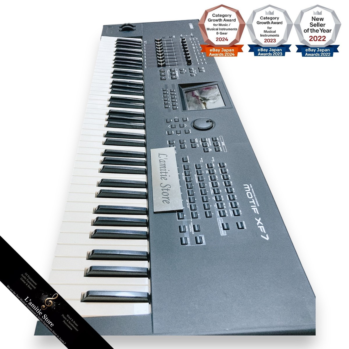 美品☘️　YAMAHA ミュージックシンセサイザー MOTIF XF7 76キー YAMAHA MOTIF XF7 Music Production Synthesizer 76 Key Digital Piano