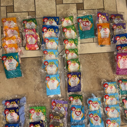 Lot of TY Teenie Beanie Babies McDonald's - FACTORY SEALED
