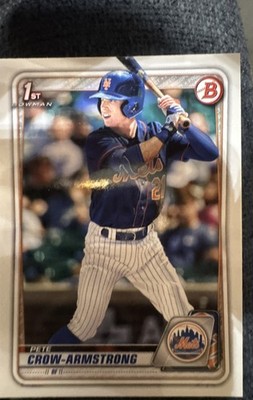 2020 Bowman Draft 1st  - Pete Crow-Armstrong #BD-72 (RC) METS CUBS WBC ASG